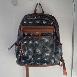 FOSSIL LEATHER BACKPACK